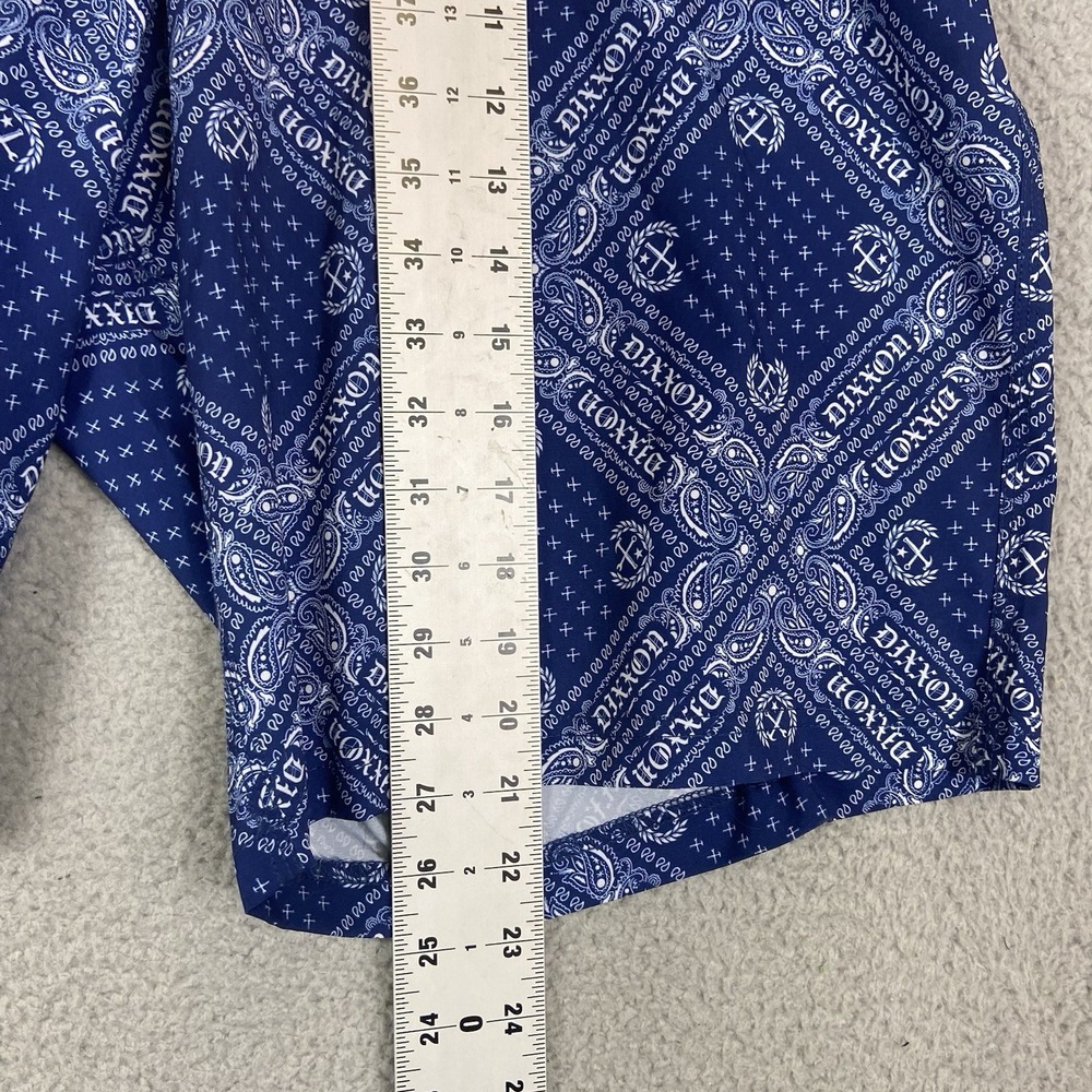 Dixxon Board Shorts Mens Size 40 Blue Paisley Bandana Swim Trunks Surf Beach Dra - Picture 5 of 12